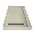 thumbnail image 2 of Tile Redi Rt3460ldr-Pvc3 Redi Trench 34" X 60" Rectangular Shower Base - Nickel, 2 of 6