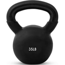 JFIT Kettlebell Weights Vinyl Coated Iron, 35 LB
