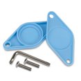 thumbnail image 2 of Eigraketly Soporte Universal para botella de agua de bicicleta de carretera, reemplazo de soporte antipérdida, accesorio para rastreador de ciclismo, negro Ciclismo Azul Eigraketly OD024988-03, 2 of 6