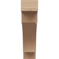 thumbnail image 2 of 5"W x 20"D x 20"H Thin Mediterranean Rough Cedar Woodgrain TimberThane Corbel, Primed Tan, 2 of 6