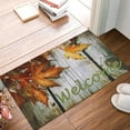 thumbnail image 2 of Fall Welcome Mat Maple Leaves Door Mats ative Indoor Outdoor Non Slip Rubber Entryway Rug Autumn Doormat Porch Front for Harvest Thanksiving, 2 of 6