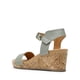 thumbnail image 3 of Sandalia DREAM PAIRS NINI-8 Plataforma con Cuña Gris Talle 6, 3 of 7