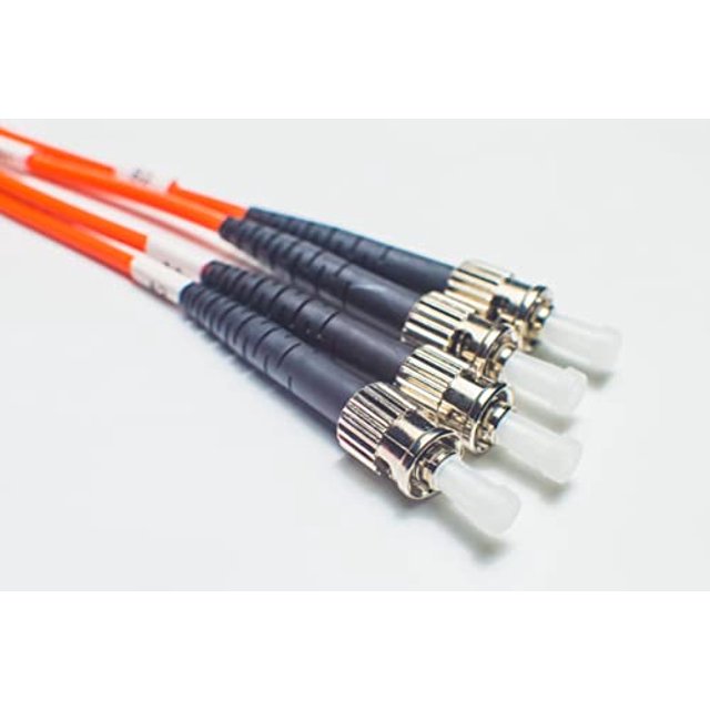 FiberCablesDirect - 0.5M OM1 ST ST Cable de conexion de fibr