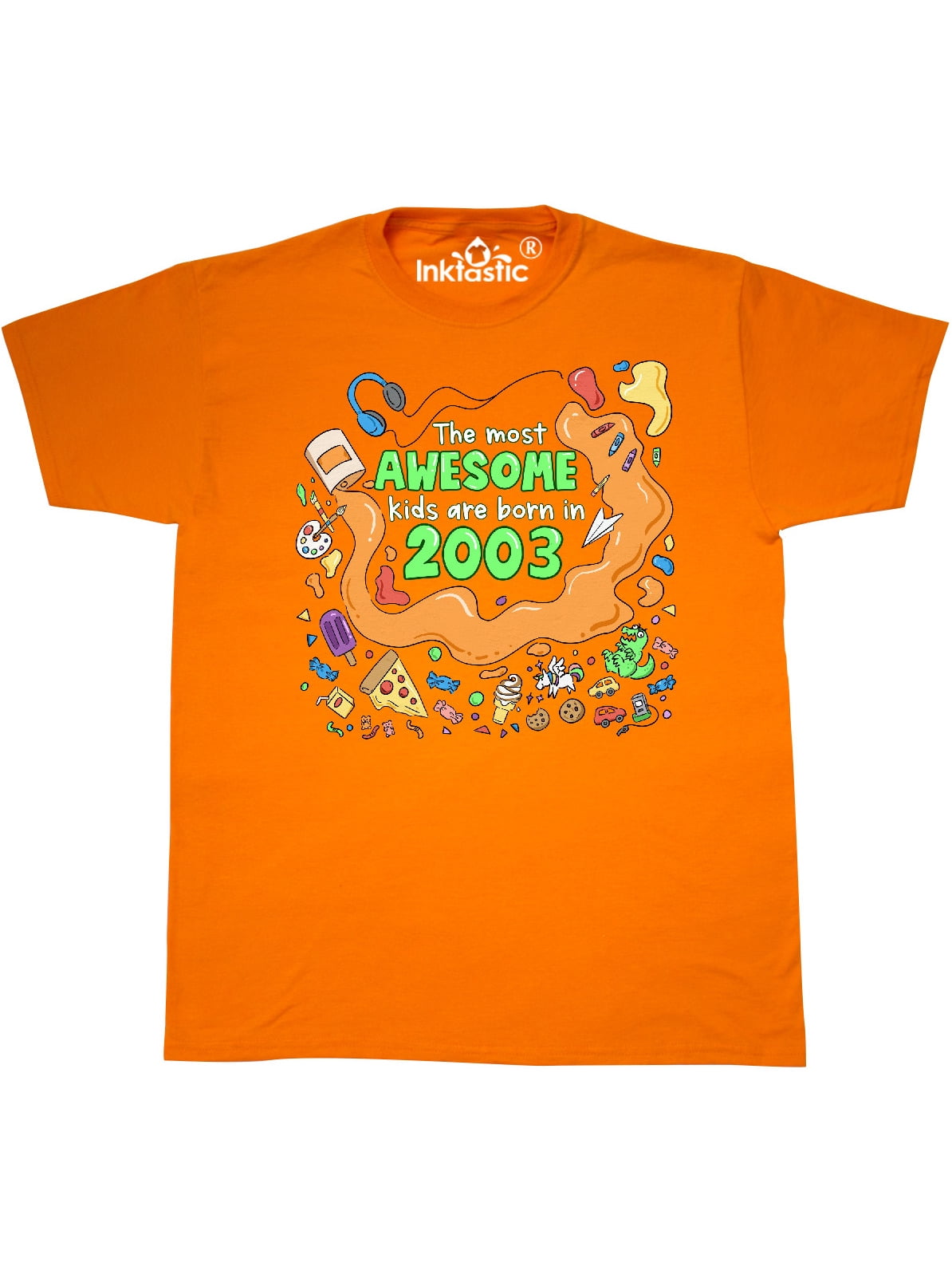 INKtastic The Most Awesome Kids Are Born In 2003 T Shirt Walmart