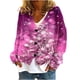 thumbnail image 2 of Puntoco Chaqueta De Punto Informal Con Botones Y Estampado Navideño Para Mujer, 2 of 5
