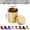 Gold, variant on Portable Tea Canister Aluminum Storage Tin Travel Tea Container