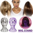 thumbnail image 3 of Wig Display Stand Mannequin Dummy Head Cap Hair Holder Foldable Tool\ R8D6, 3 of 7