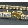 thumbnail image 2 of 6Ct Round Cut Lab Created Diamond Women's Tennis Bracelet 14K Yellow Gold Plated, 2 of 2