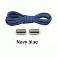 thumbnail image 2 of Oyedens No Tie Shoelaces for Adults Sneakers Stretchy Tieless Shoe Laces for Kids Shoes Navy, 2 of 7