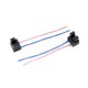 thumbnail image 1 of 2pcs Vehículo 12V H7 Portalámparas Bombilla LED Faro Antiniebla Coche 2 Cables Conector Negro Unique Bargains Enchufe de luz de coche, 1 of 2