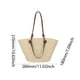 thumbnail image 3 of Bolso Hombro Tejido para Mujer Mano Viajes Al Aire Libre (Beige), 3 of 3