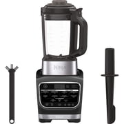 Ninja Foody Cold & Hot Cook Hot Soups, Sauces and Dips Blender with 1400 Peak Watts to Crush Frozen Drinks & Smoothies Nonstick Glass Pitcher (HB152), 64 oz, Black