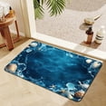 thumbnail image 6 of Tuvgenk Bathroom Area Rugs Absorbent Coastal Floor Mats for Bathroom Sea Quick Dry Non-Slip 16 X 24 in, 6 of 6