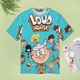 thumbnail image 5 of The Loud House T-Shirt for Women Casual Printed Tee Stylish Soft Graphic Shirts Top Short-Sleeve Outfit 4XL, 5 of 8