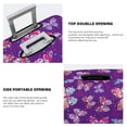 thumbnail image 5 of Haiem Bright Butterflies Luggage Cover Printed Suitcase Covers for Luggage Elastic Washable Suitcase Protector Fits 18-32 Inch Luggage-Large, 5 of 9