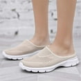 thumbnail image 5 of Womens Breathable Mesh Walking Mules Sneakers Open Back Slip On Shoes, 5 of 17