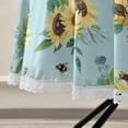 thumbnail image 5 of Coolnut 60" Sunflower Outdoor Tablecloth with Umbrella Hole and Zipper, Waterproof Round Tablecloth for Party,Patio,Picnic,Holiday Dinner,Summer, 5 of 7