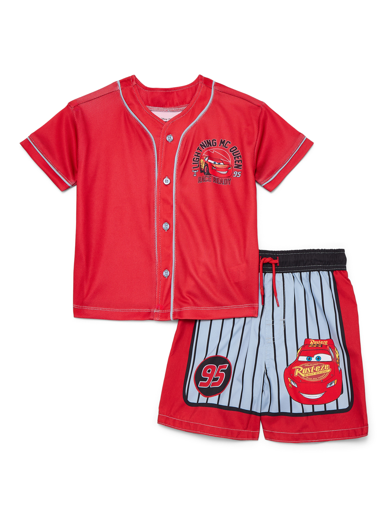 Costume Da Bagno Per Bambino Blue's Clues & You! - Maglietta Rash Guard Con Stampa E Pantaloncini, Protezione UV UPF 50+