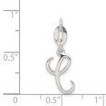 thumbnail image 3 of Sterling Silver Letter C Initial Charm Pendant, 3 of 4