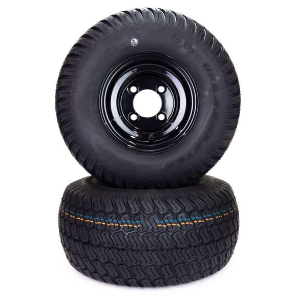 (2) Super Turf Tire Assemblies 18x9.50-8 Fits Toro Timecutter 50" 139-5847