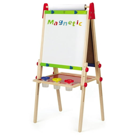 Hape Magnetic All in 1 Kids Drawing Dry Erase Chalkboard Artist Easel