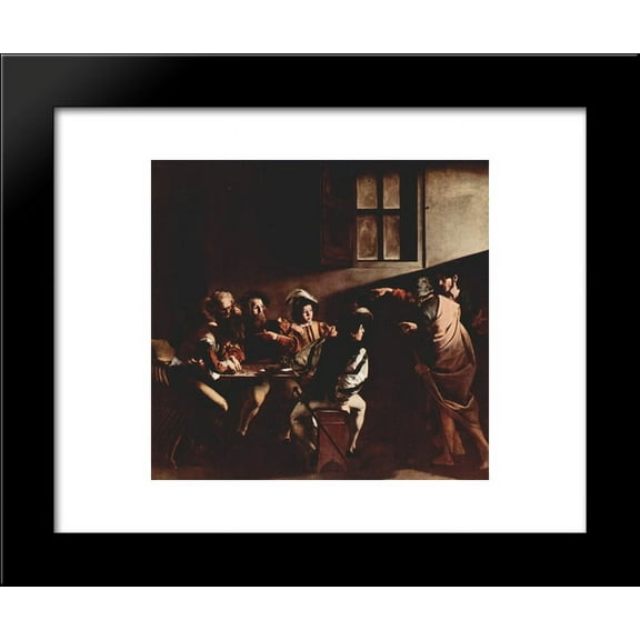 Calling of Saint Matthew 20x24 Framed Art Print by Caravaggio