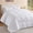 White, variant on Aquzin Comforter Queen Size, All Season Quilted Down Alternative Duvet Insert with Corner Tabs, Machine Washable Microfiber Bedding, Navy