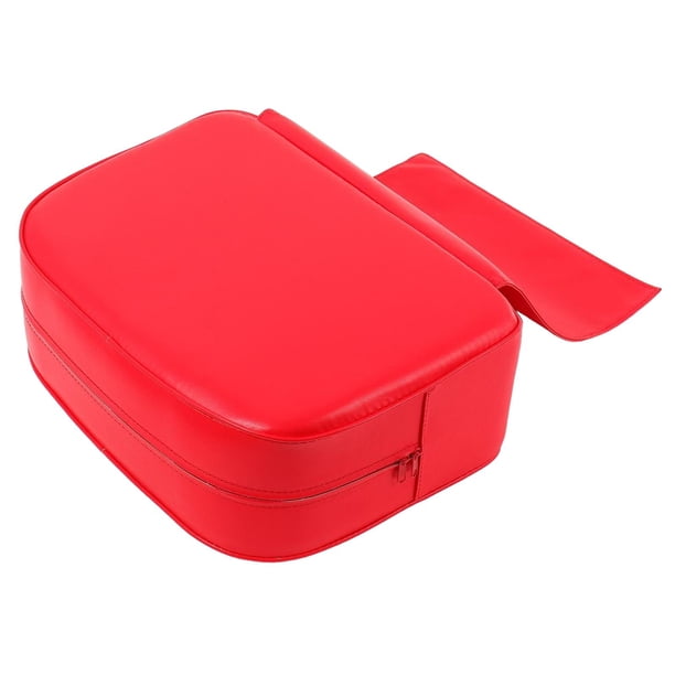Cojín elevador para silla de peluquería, cojín para asiento infantil de 3 a 6 años Rojo