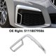 thumbnail image 4 of Cubierta De Marco De Luz Antiniebla Delantera Para Serie 7 G11 G12 LCI M Sport 2019 A 2022 Tira Decorativa Cromada, 4 of 7