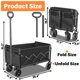 thumbnail image 2 of Carrito plegable LIAPOTT, 67 cm x 44 cm x 105 cm, 163 kg, 2 of 9
