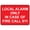 Metal tin sign 7, variant on Warning Aluminum Reserved Parking Vehicles Towed Metal Tin Sign White Rust-Free Bold Text Parking Enforcement Zone 8X12 Inch Garage Recreation Shop Hunting Private Warehouse Loading Dock Commercial