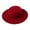 Red 2, variant on Fedora Hat Top Hat Fashion Trendy Colour Boater ShapeSombrero Winter Warm Outdoor DressHat Coffee
