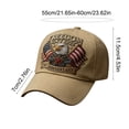 thumbnail image 3 of USA 250 Year Anniversary Hat for Men Women Khaki, America 250 Merchandise Sun Protective Baseball Cap 1776-2026 Outdoor Veterans Day, 3 of 6