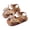 Khaki, variant on Mostsola Girls Sandals Open Toe Flower Girls Shoes Kids Bow Princess Dress Shoes Summer Beach Flats