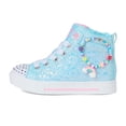thumbnail image 4 of Zapatilla Skechers Twinkle Sparks-Charm Bestie para niñas, color azul claro, 4 of 7