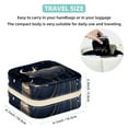 thumbnail image 5 of Taurus Constellation Travel Portable Square Storage Box with Earring Holder, Necklace Organizer, and Travel Organizer for Rings, Earrings, Necklaces, Bracelets, and More - Ideal for Girls and Women, 5 of 6