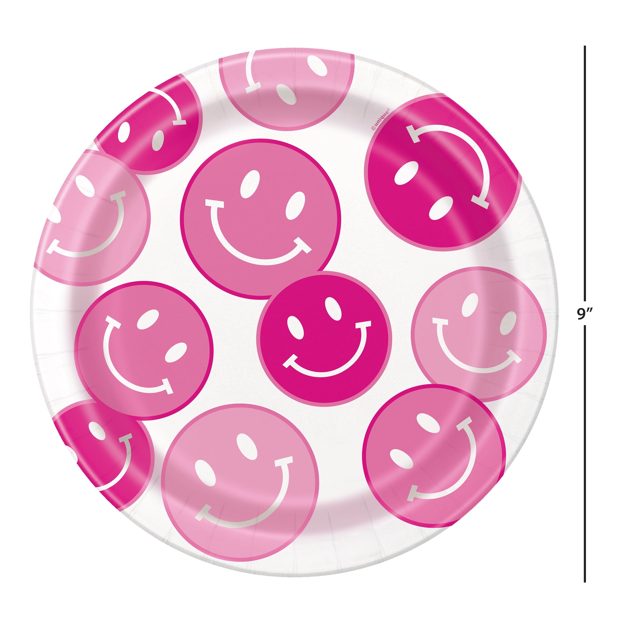 10CT 9" PLT SMILES