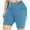Blue 1, variant on biudgviw Biker Shorts for Women Plus Size Athletic Yoga Shorts Workout Running Breathable Shorts with Pockets