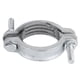 thumbnail image 1 of Abrazadera de manguera de acero al carbono galvanizado, ajustable, para anillos de goma, tubos de acero de 46-60 mm, 1 of 14