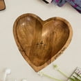 thumbnail image 6 of Holloyiver Wooden Heart Prayer Bowl, Handcrafted Prayer Dough Bowl with 12 Prayer Cards, Religious Gifts, Heart Prayer Bowl for Religious Christian Congregation Gifts, 10.5x10.5x2 Inches, 6 of 7