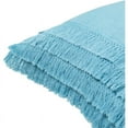 thumbnail image 2 of Surya Kandie KDE-002 20x20" Square Cottage Cotton Pillow Kit in Aqua Blue, 2 of 3