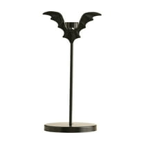 CanGonggg Halloween Bat Candlestick Assembly Wrought Candlestick Indoor Home Desktop Glass Candlestick Glitter Candle Holder Wooden Taper Candle Holders 4 Candle Holder Advent Candle Plate Holder