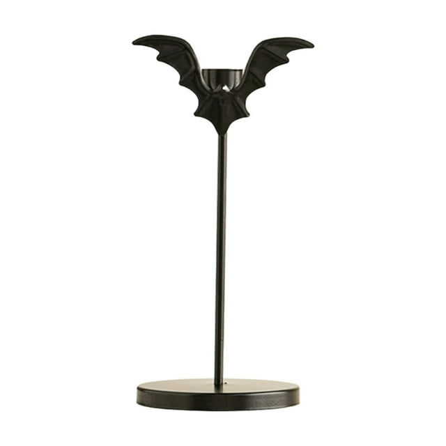 Halloween Bat Candlestick Assembly Wrought Candlestick Indoor Home Desktop
