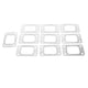 thumbnail image 4 of Junta de turbina de acero inoxidable, supercarga, compatible con T2 T25/T28 GT25/GT28 GT2876, 10 Uds., 4 of 12