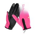 thumbnail image 5 of Guantes de montar populares de invierno para hombres y mujeres, de lana, a prueba de viento, cálidos, con pantalla táctil, para exteriores, montañismo, esquí, ciclismo, con cremallera, 5 of 5
