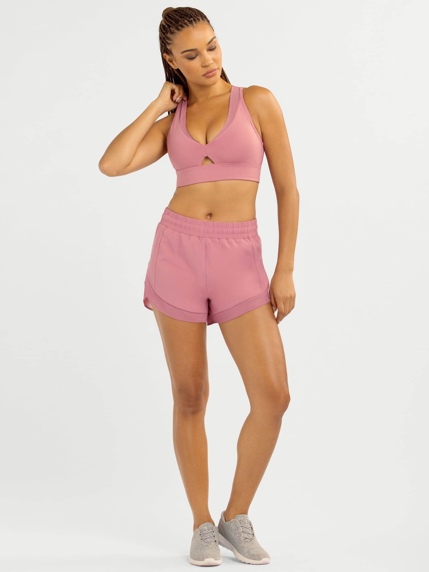 Jessica Simpson Women’s Mesh Sport Bra, Sizes XS-XXL