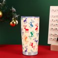 thumbnail image 1 of Ganfancp Navidades Comercio Exterior Aerosol 20Oz Acero Inoxidable Coche Aislamiento Copa Vacío Taza de Cerveza Al Aire Libre Copa de Hielo Rebajas Flash Deals 1 Taza de Acero Inoxidable, 1 of 6
