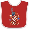 thumbnail image 3 of Inktastic Statue of Liberty Boys or Girls Baby Bib, 3 of 4