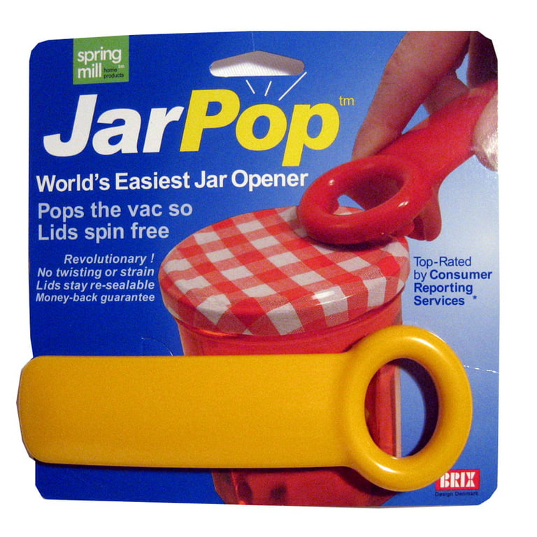 Brix 70712/2 JarKey Jar Opener Original Easy Key, 2-Pack, Red