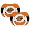 Oklahoma State Cowboys Orange Infant Pacifier Set (2) - 2015 NCAA Baby Pacifiers